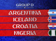 Jadwal Lengkap Grup D Piala Dunia 2018