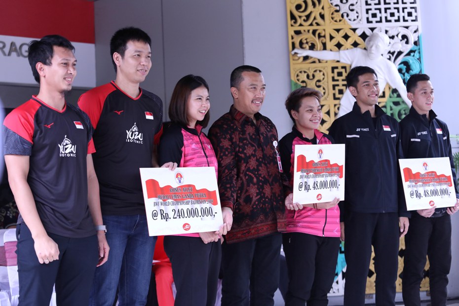 Raih Medali Emas Kejuaraan Dunia, Ahsan/Hendra Diguyur Rp 240 Juta