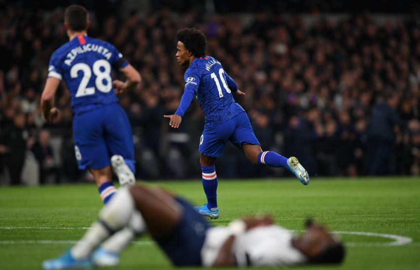 Tottenham 0-2 Chelsea: Willian Jadi Pembeda di Derby London