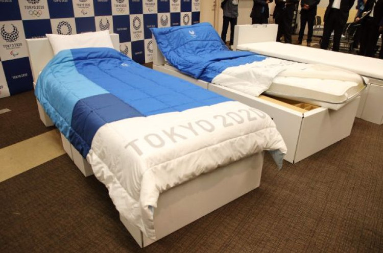 Tempat Tidur Atlet Olimpiade 2020 Terbuat dari Kardus
