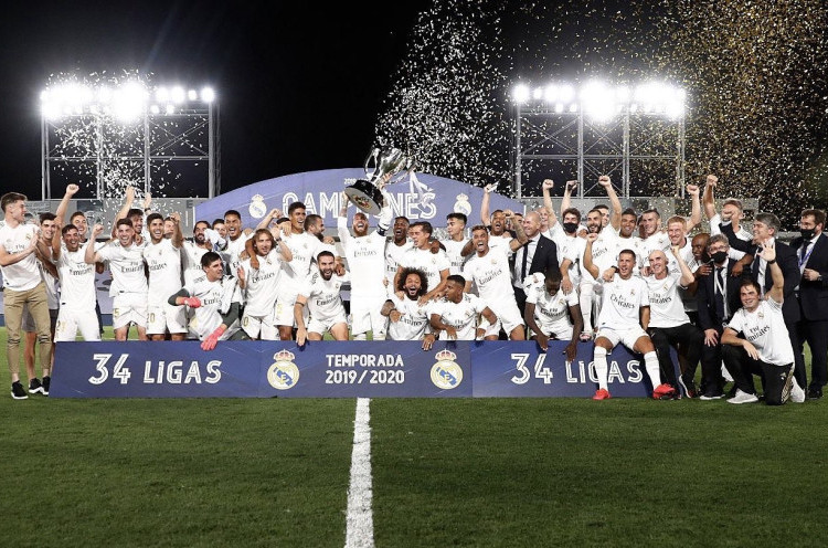 6 Fakta Mengesankan yang Iringi Kesuksesan Real Madrid Juara LaLiga 2019-2020