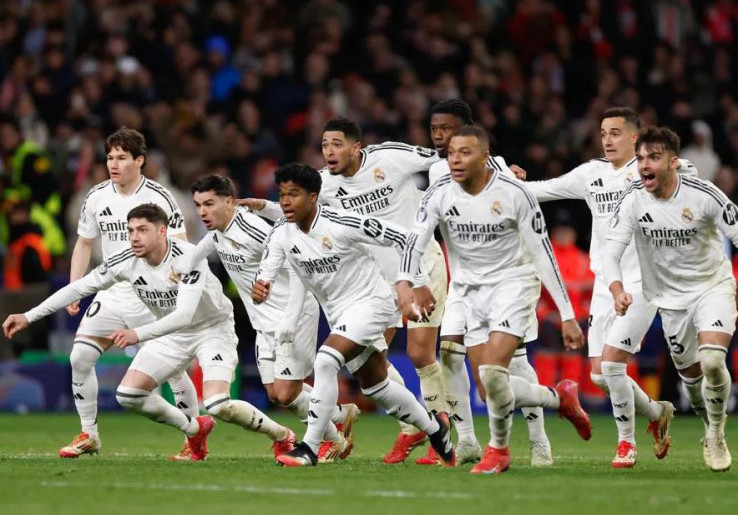 Liga Champions: Tembus Perempat Final, Real Madrid Kembali Lolos dari Lubang Jarum
