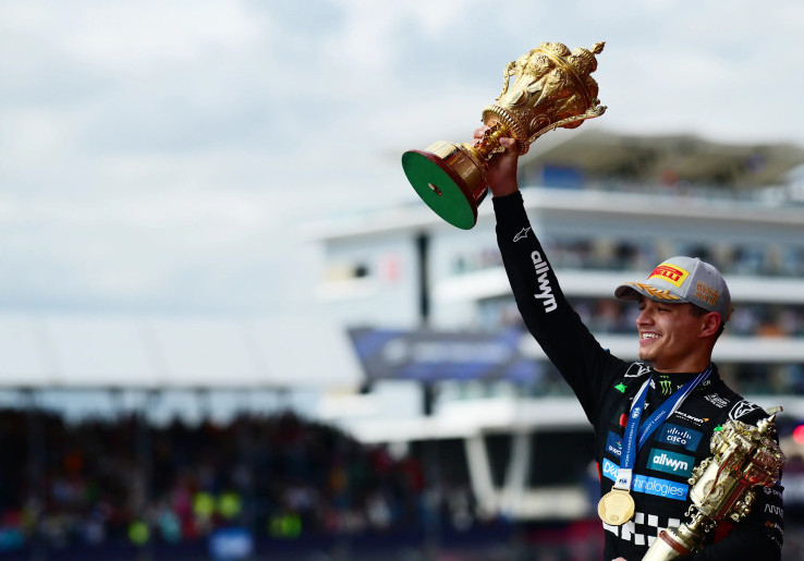Hasil F1 GP Inggris 2025: Diwarnai Hujan, Duo McLaren Kembali Sabet Podium