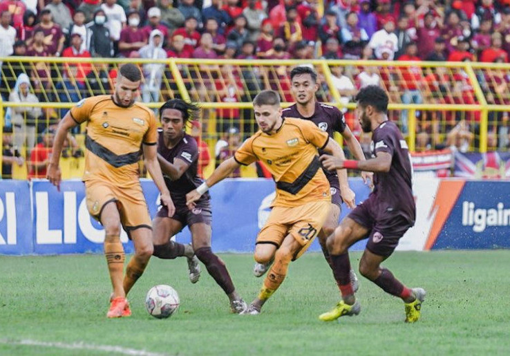 Hilang Konsentrasi dan Kondisi Lapangan Bikin Dewa United FC Gagal Rebut Poin di Kandang PSM