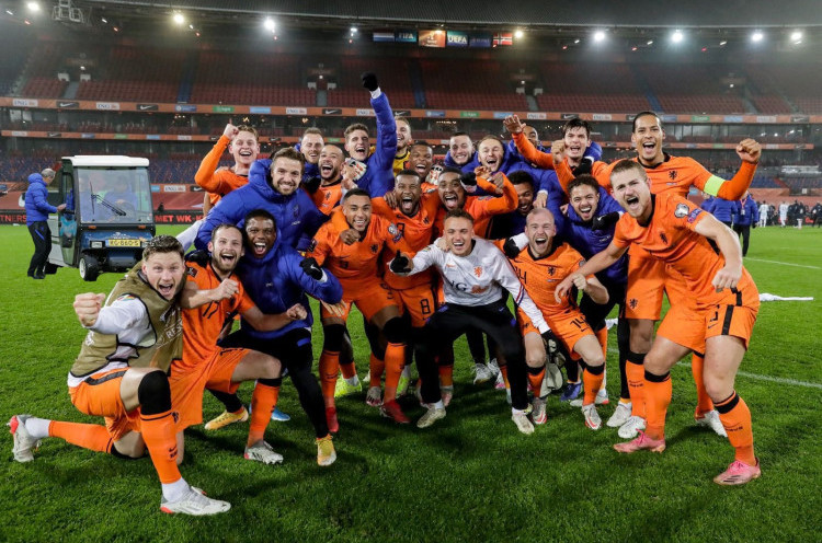 Belajar dari Pengalaman, Belanda Akhirnya Lolos ke Piala Dunia 2022