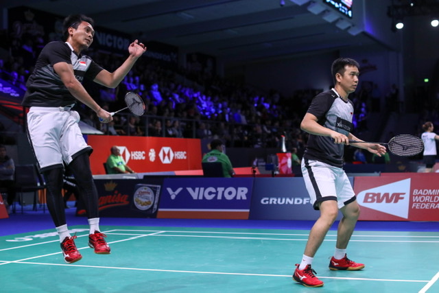 Ahsan/Hendra Lolos, All Indonesian Final Terjadi di Denmark Open 2019