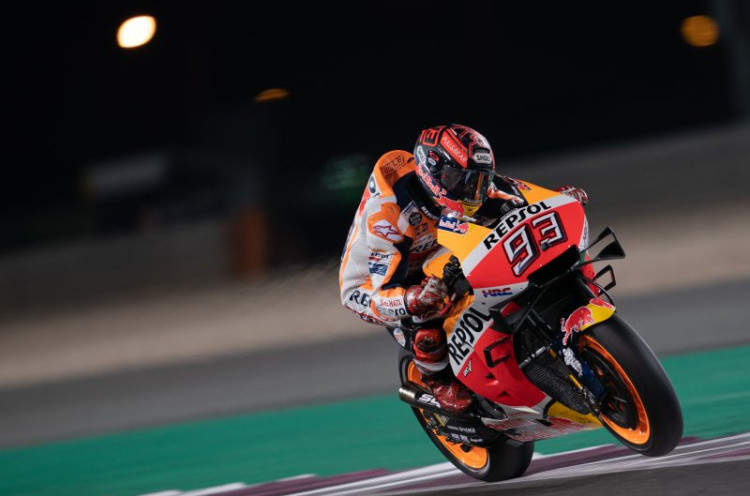 Candaan Marc Marquez, Sengaja Terjatuh di Tes MotoGP Qatar 