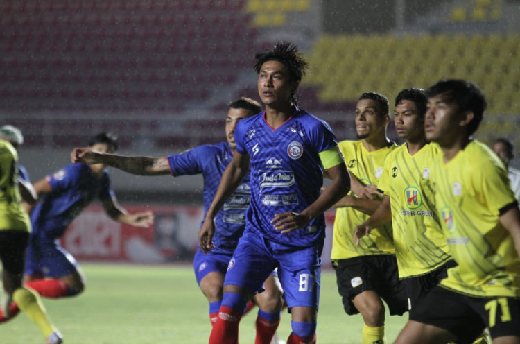 Arema FC Pasrah Targetnya Meleset Kontra Barito Putera