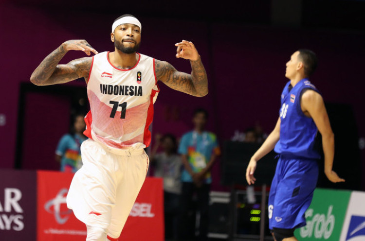 Jammar Johnson Jadi Motor Kemenangan Timnas Basket Putra Indonesia atas Thailand