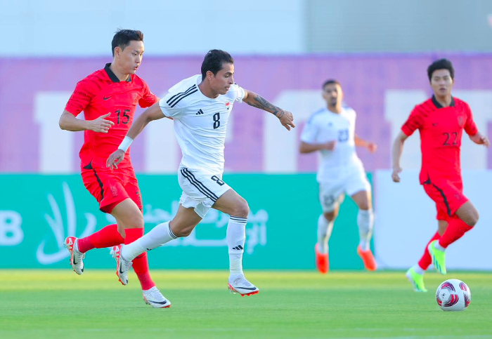 Rival Timnas Indonesia: Irak Digebuk Korea Selatan dalam Uji Coba
