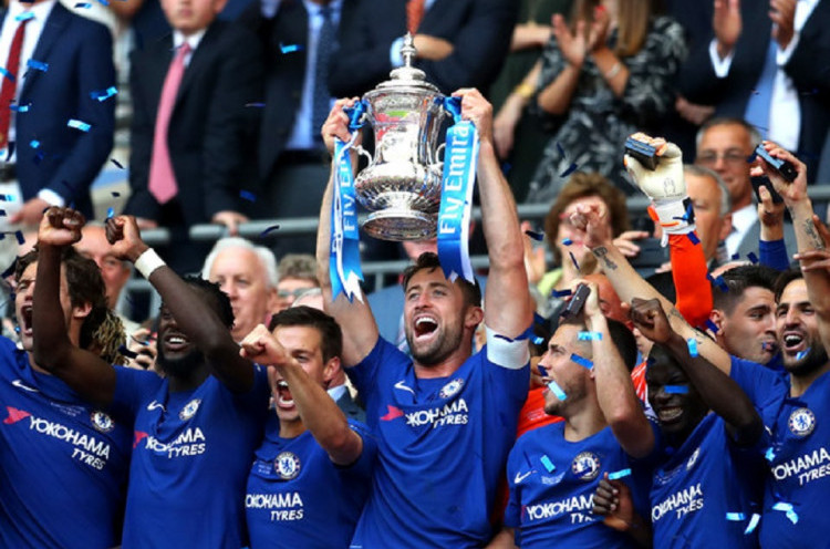 7 Fakta Menarik Usai Chelsea Juara Piala FA 2017/2018
