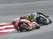 Pintu Maaf Rossi Belum Terbuka untuk Marquez terkait Insiden 2015