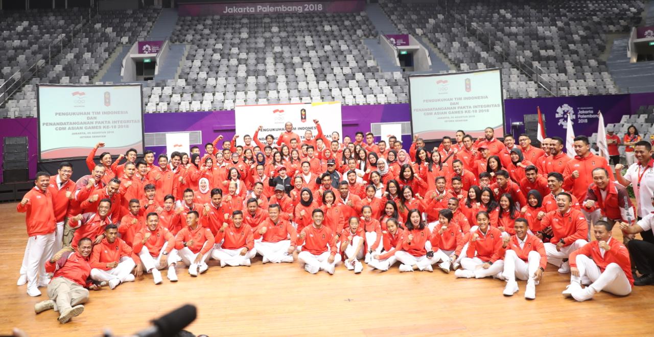 Atlet Indonesia Diminta Tampil Percaya Diri pada Asian Games 2018