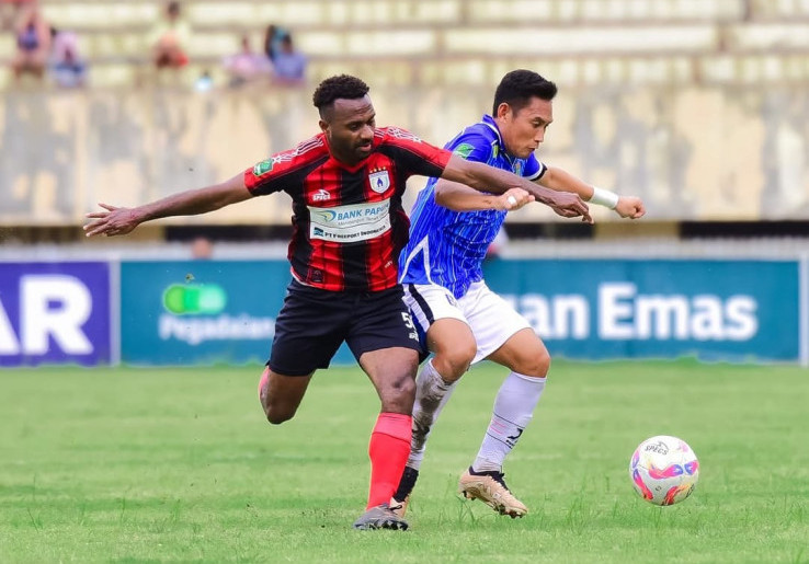 Gol Boaz Solossa Selamatkan Persipura Jayapura dari Degradasi ke Liga Nusantara