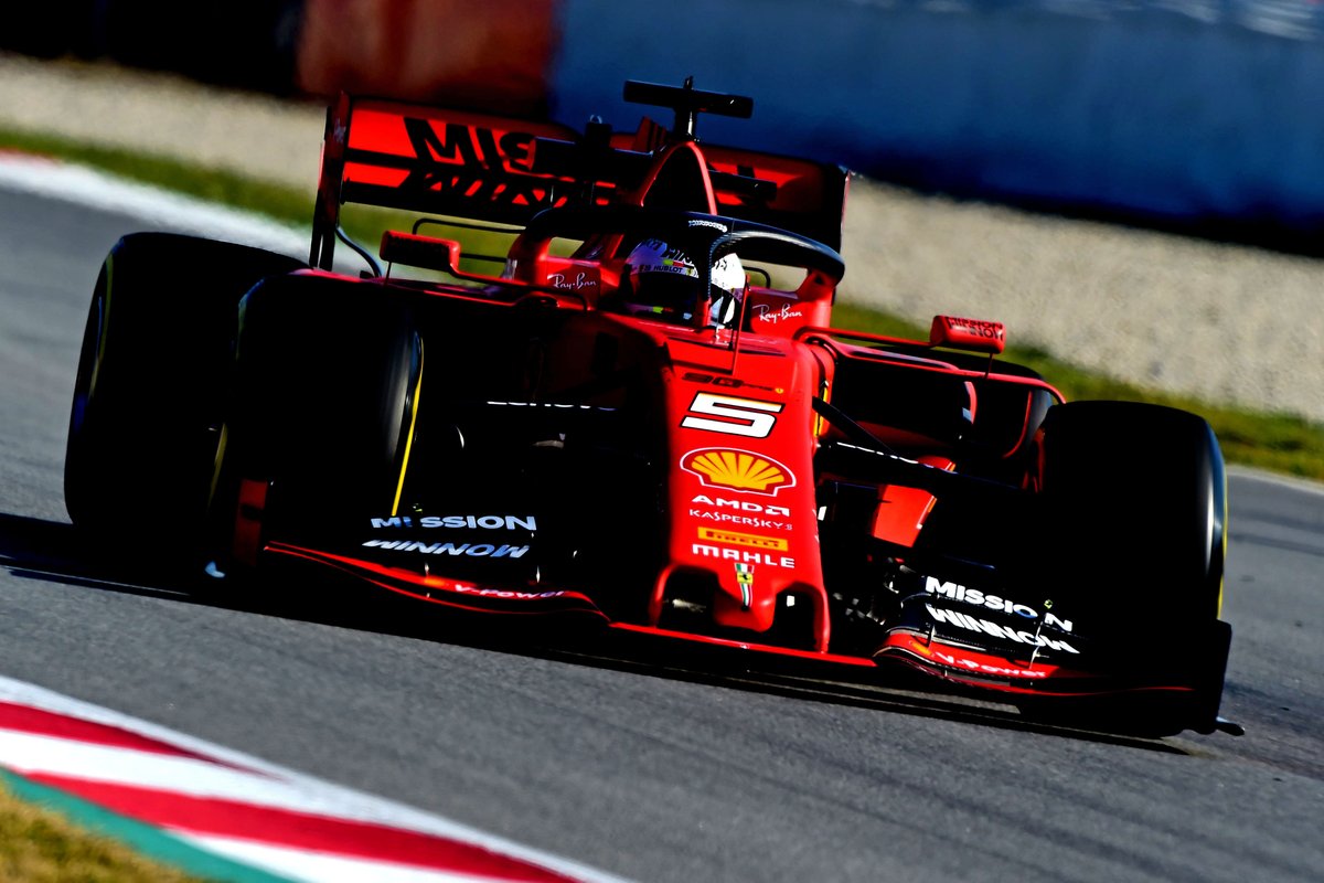 Hari Keempat Tes F1 Kedua Barcelona: Sebastian Vettel Tercepat, tapi Mobil Ferrari Bermasalah
