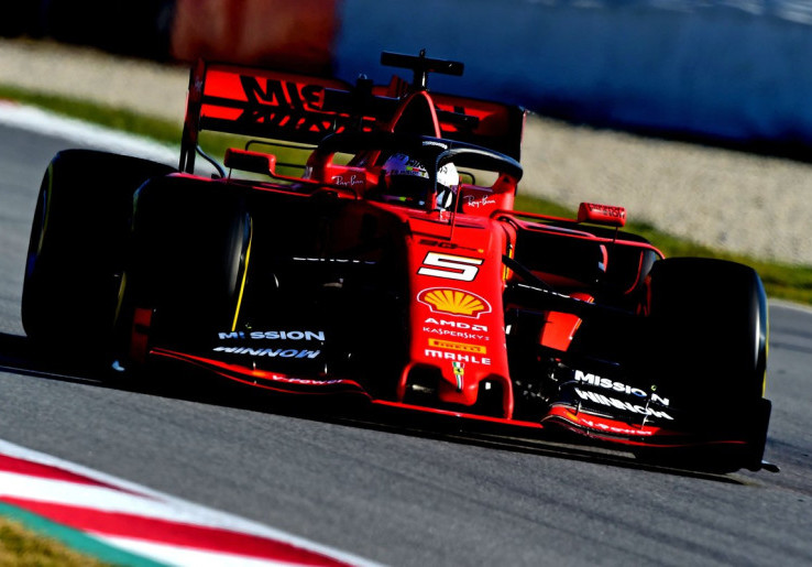 Hari Keempat Tes F1 Kedua Barcelona: Sebastian Vettel Tercepat, tapi Mobil Ferrari Bermasalah 
