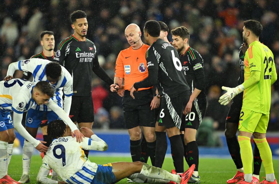 Brighton Vs Arsenal: The Gunners Dihukum Penalti, Mikel Arteta Mencak-Mencak