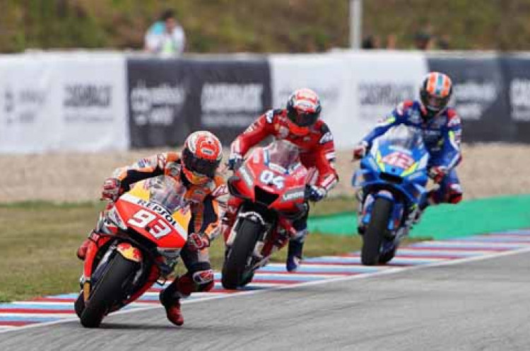 Warm-Up MotoGP Valencia: Marquez-Vinales Kompetitif, Rossi Terpuruk
