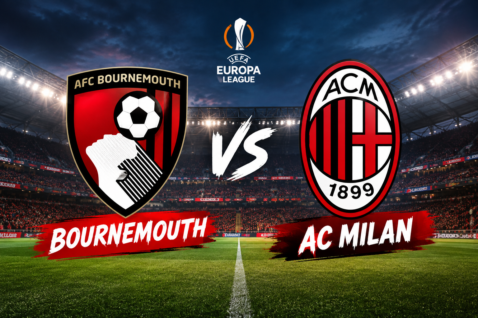 Prediksi dan Link Streaming Bournemouth vs AC Milan: Rossoneri Rawan Terpeleset