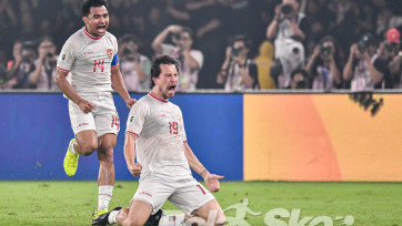 Galeri Foto: Aksi Thom Haye Cetak Gol Debut di Timnas Indonesia
