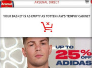 Usil, Toko Daring Arsenal Dijadikan Lahan Ejek Jumlah Trofi Tottenham