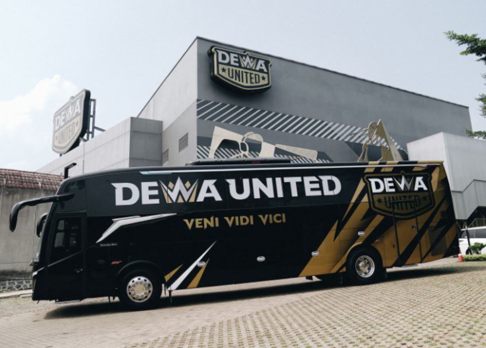 Luncurkan 2 Unit Bus, Dewa United Gunakan Frasa Latin 'Veni, Vidi, Vici'