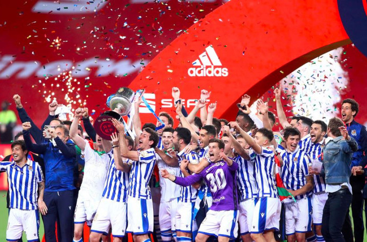 Juara Copa del Rey, Real Sociedad Akhiri Penantian 34 Tahun