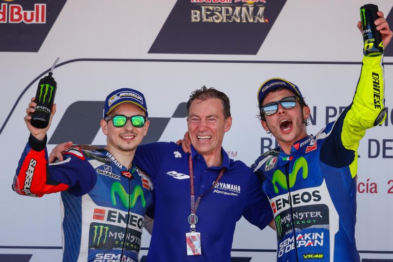 Dahulu Rival, Kini Valentino Rossi Anggap Jorge Lorenzo sebagai Mentor
