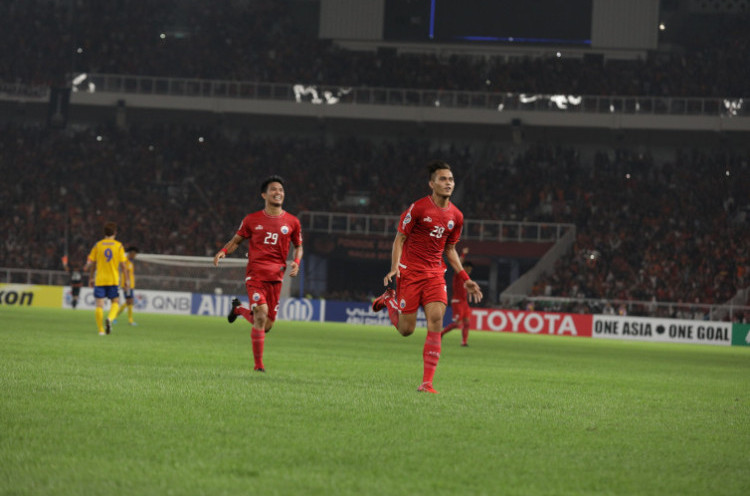 Bek Persija Jakarta Rezaldi Hehanussa Jadi Pemenang Gol Terfavorit Fase Grup Piala AFC 2018