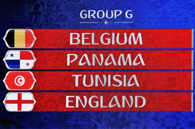 Jadwal Lengkap Grup G Piala Dunia 2018