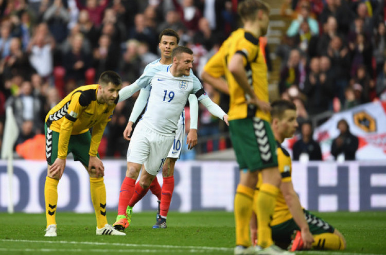 Inggris Kalahkan Lithuania di Wembley Stadium