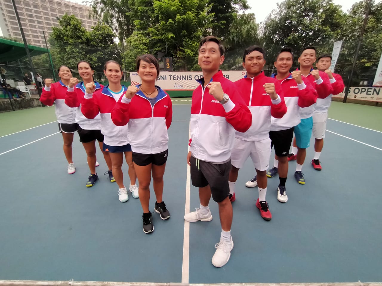Berangkat Lebih Cepat, Tim Tenis Indonesia Antisipasi Lapangan