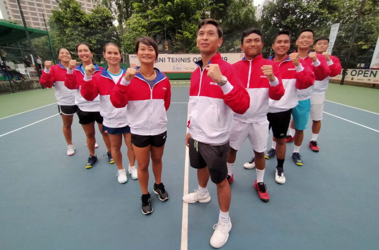 Berangkat Lebih Cepat, Tim Tenis Indonesia Antisipasi Lapangan