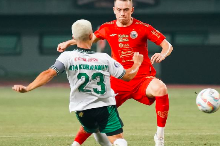 Hasil Liga 1: Gol Penalti di Ujung Laga Antar Persija Menang atas PSS Sleman