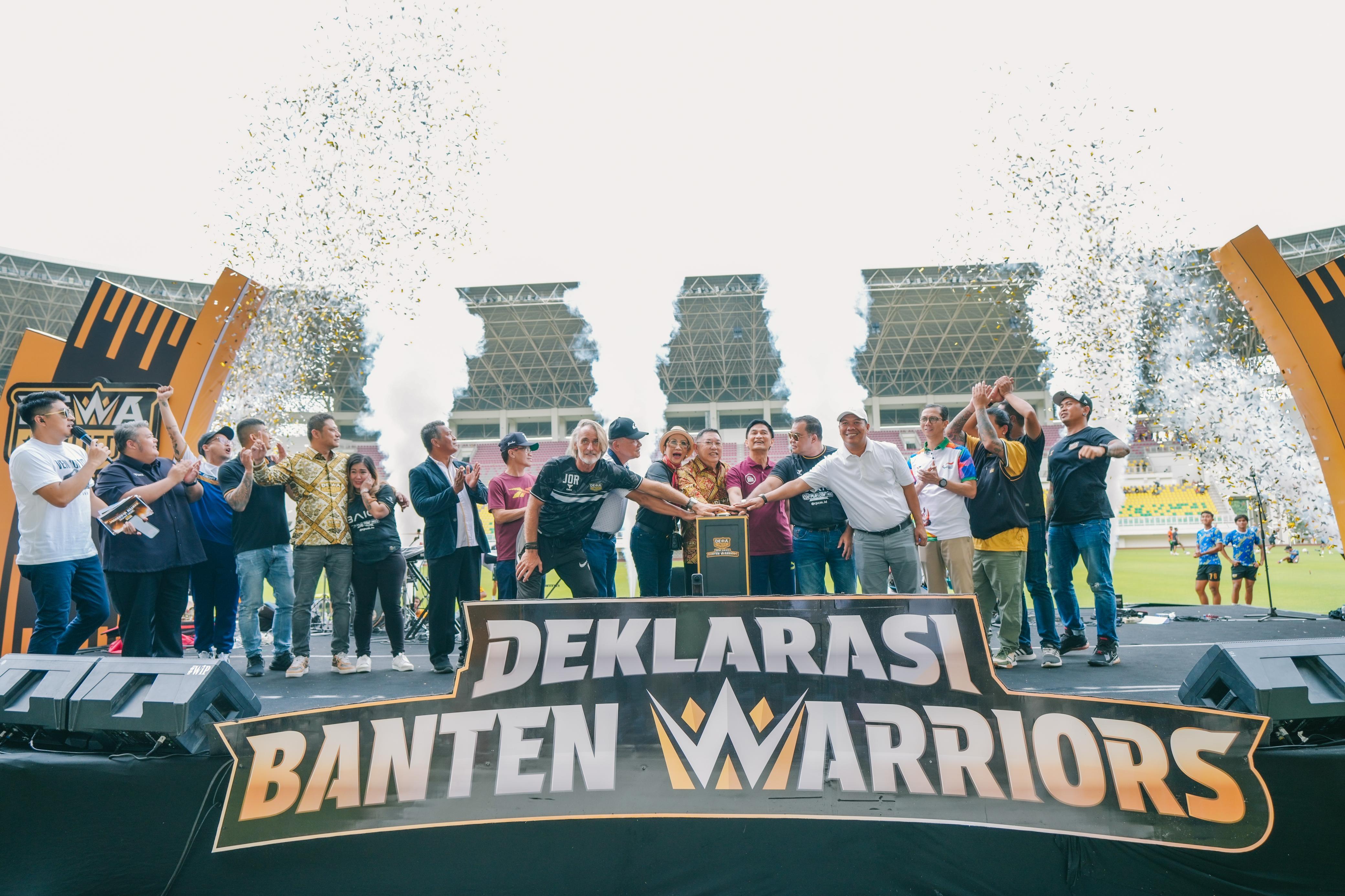  Deklarasi Dewa United FC Menjadi 'Banten Warriors'