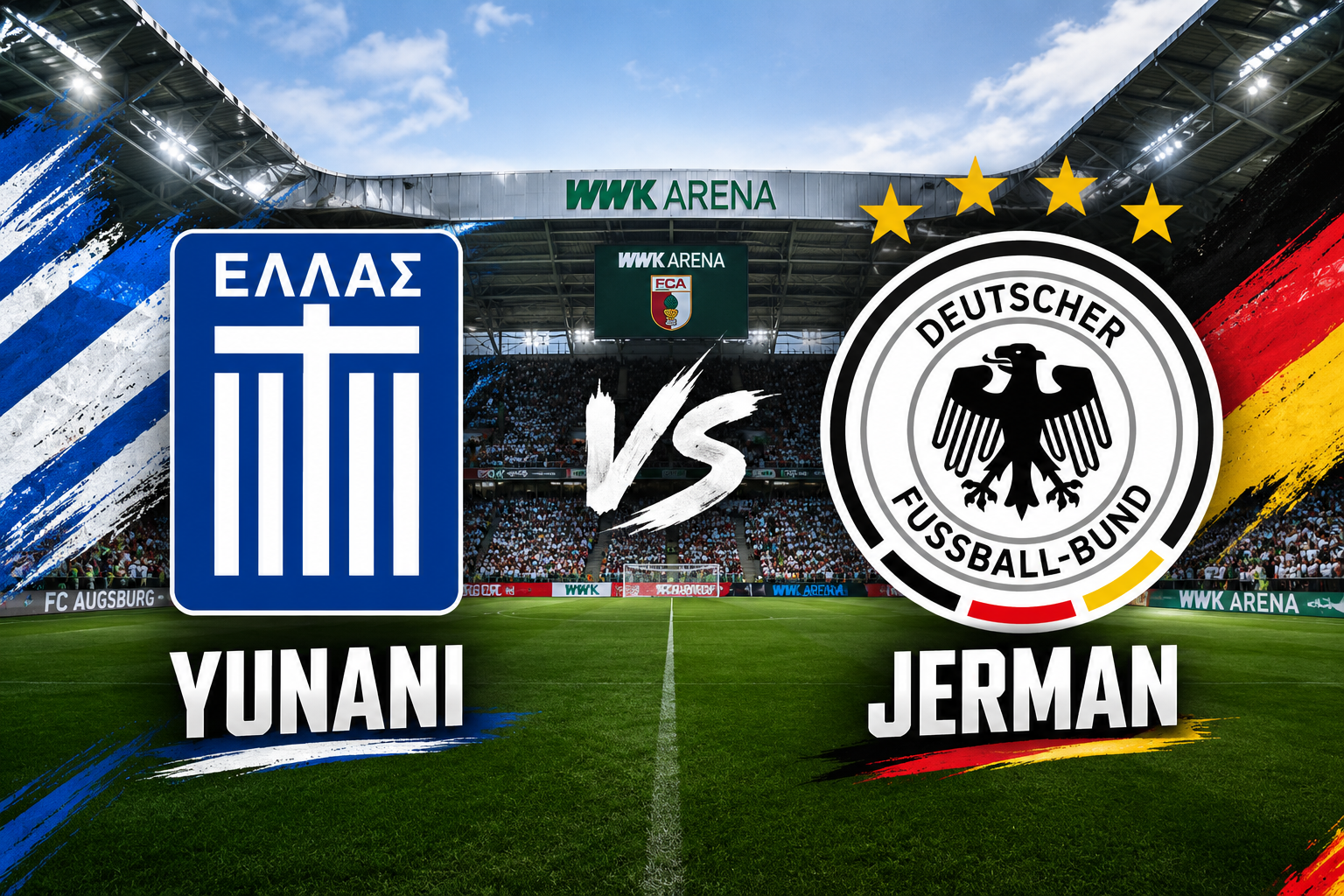 Prediksi dan Link Streaming Jerman vs Yunani: Der Panzer di Atas Angin