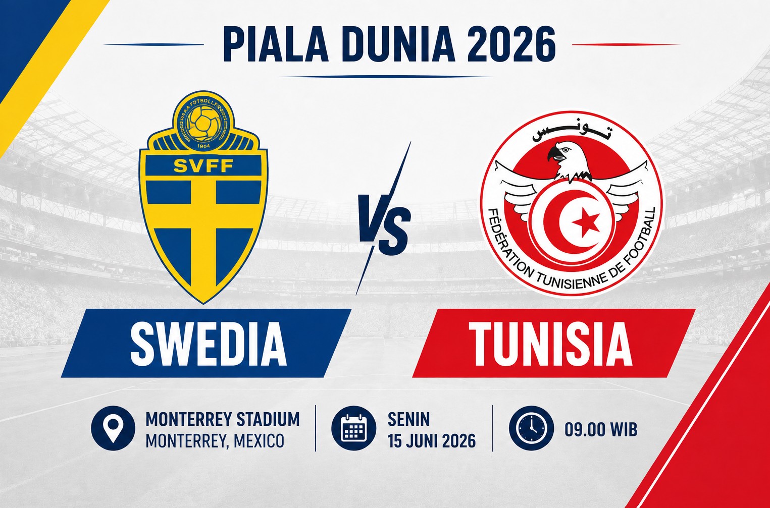 Prediksi dan Statistik Swedia vs Tunisia: Bidik Start Sempurna