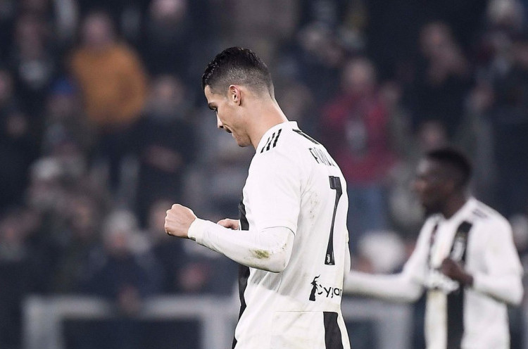 Juventus 1-0 Inter Milan, Tembakan Ke-100 Cristiano Ronaldo