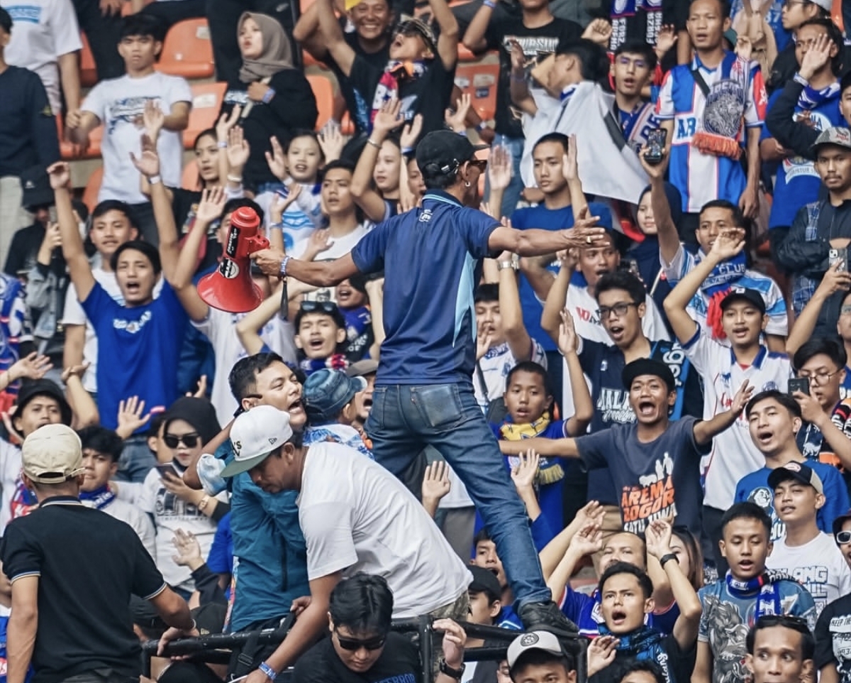 Aremania Utas Boikot Laga Persija Jakarta vs Arema FC di Bekasi