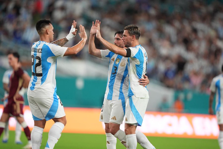 Hasil Argentina vs Venezuela: Lionel Messi Absen, La Albiceleste Tetap Raih Kemenangan