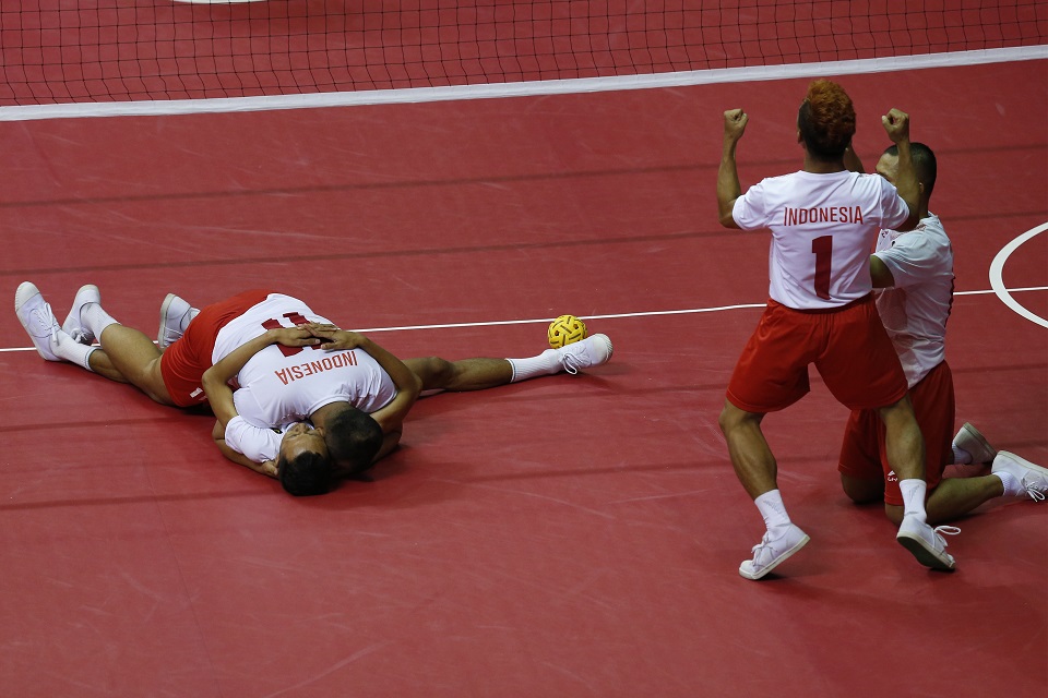 Indonesia Tantang Musuh Bebuyutan di Final Sepak Takraw Putra Asian Games 2018