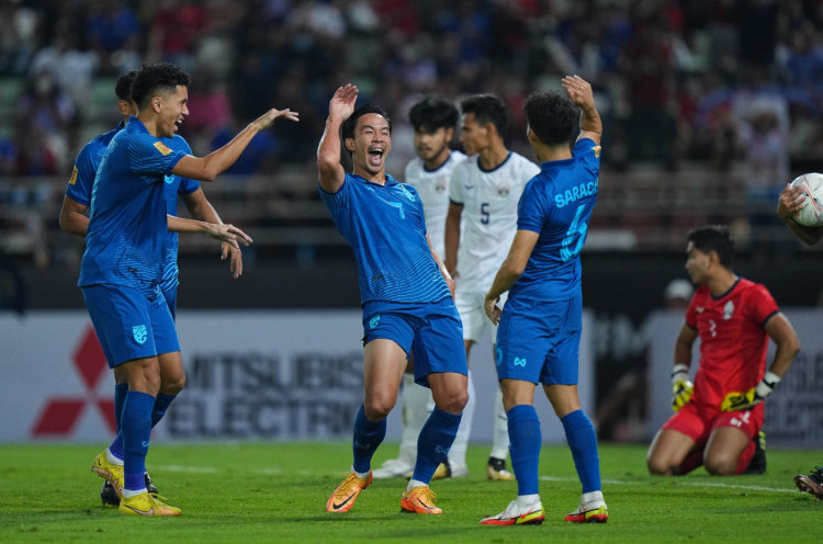 Hasil Piala AFF 2022: Timnas Thailand Atasi Kamboja 3-1