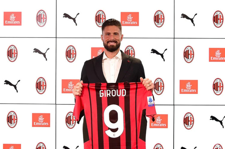 Baru Diresmikan Milan, Olivier Giroud Langsung Pasang Target Tinggi