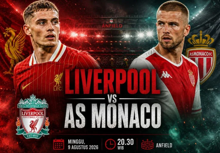 Prediksi dan Statistik Liverpool vs AS Monaco: Misi Kebangkitan The Reds di Anfield