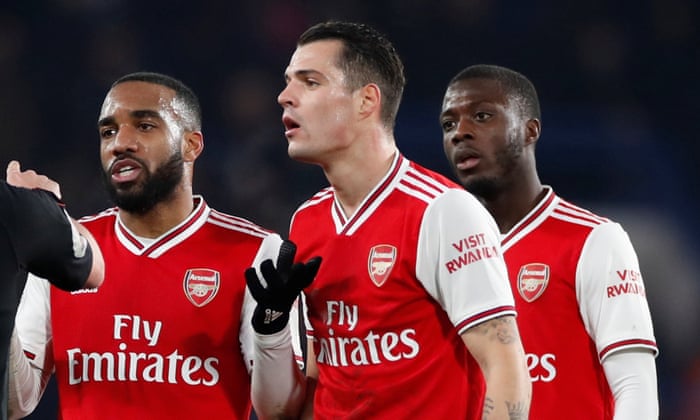 David Luiz, Lacazette, Pepe, dan Xhaka Abaikan Physical Distancing, Arsenal Kecewa
