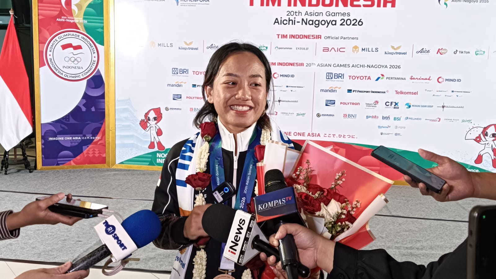 Atlet MMA Indonesia, Vallensia Fahira. (BolaSkor.com/Gazza Roosaryatama)