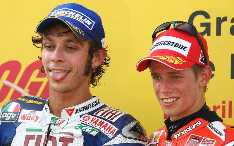 Stoner Hadir di MotoGP Algarve, Rossi Langsung Bernostalgia