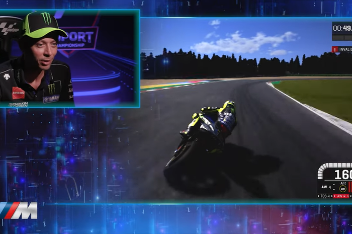 Tak Bisa Kencang di MotoGP Virtual, Valentino Rossi Pilih Mundur