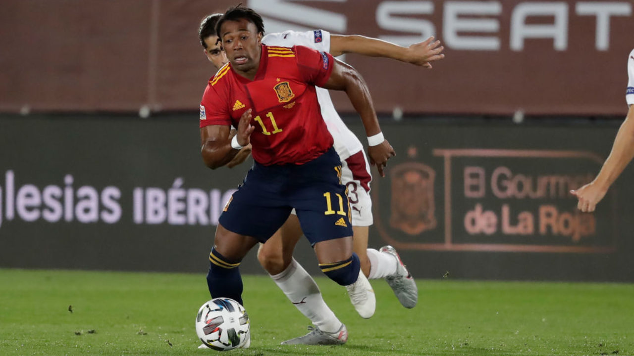 Adama Traore Jadi Senjata Baru Timnas Spanyol untuk Bongkar Pertahanan Berlapis Lawan