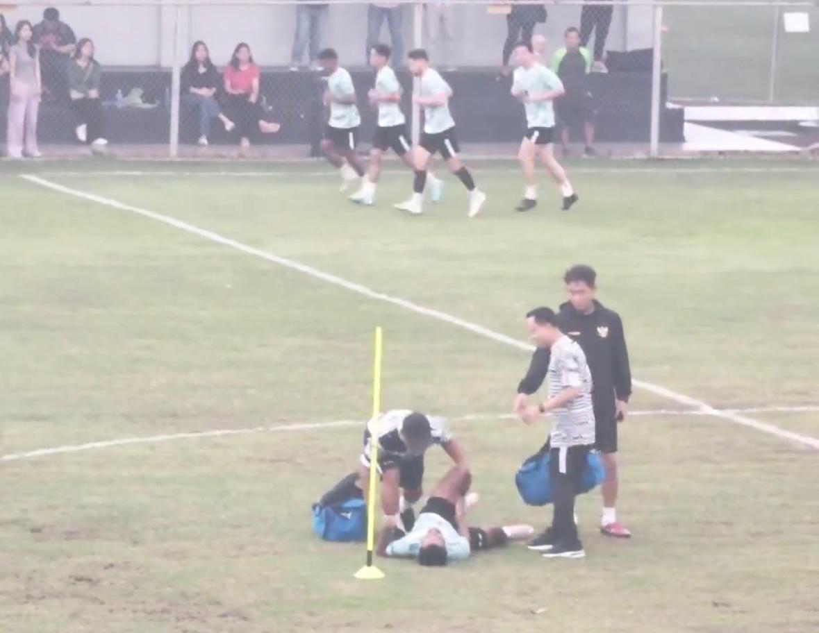 Yance Sayuri dan Nathan Tjoe-A-On Cedera saat Ikuti Latihan Perdana Timnas Indonesia